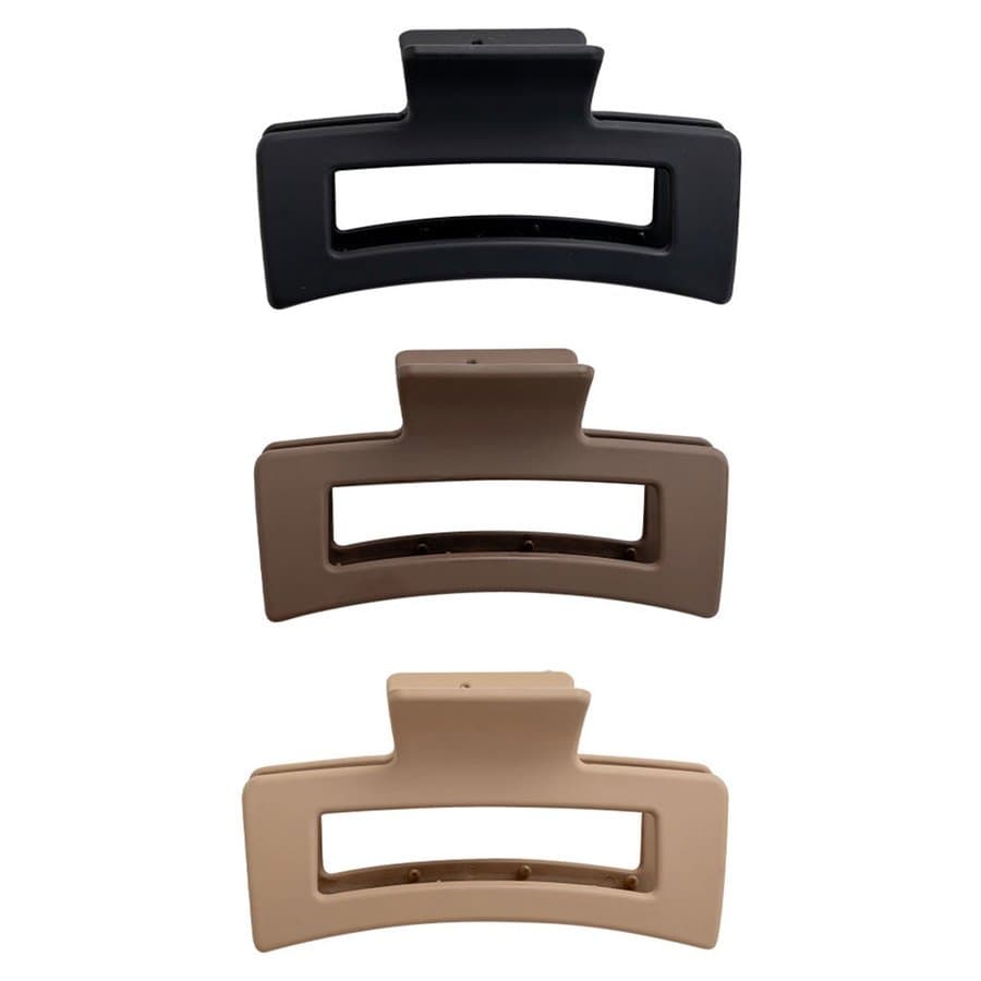 Brushworks Classic Claw Clips 3pcs