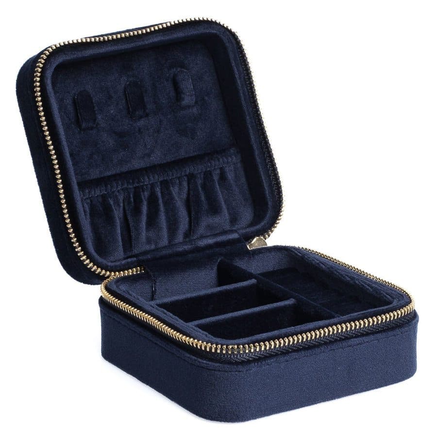 DARK Velvet Jewellery Box Mini ─ Navy Blue
