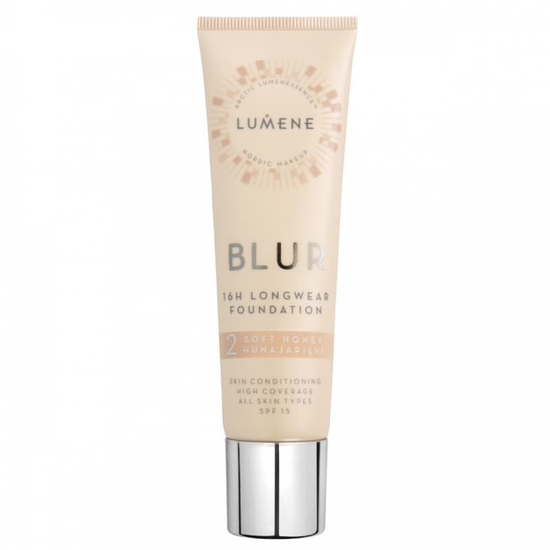 Lumene Blur 16H Longwear Foundation SPF 15 2 Soft Honey