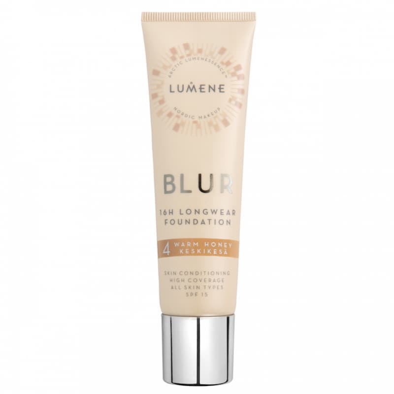 Lumene Blur 16H Longwear Foundation SPF 15 4 Warm Honey