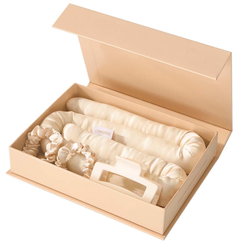 Lenoites Heatless Curls in Mulberry Silk