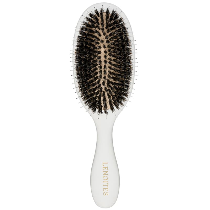 Lenoites Hair Brush Wild Boar White
