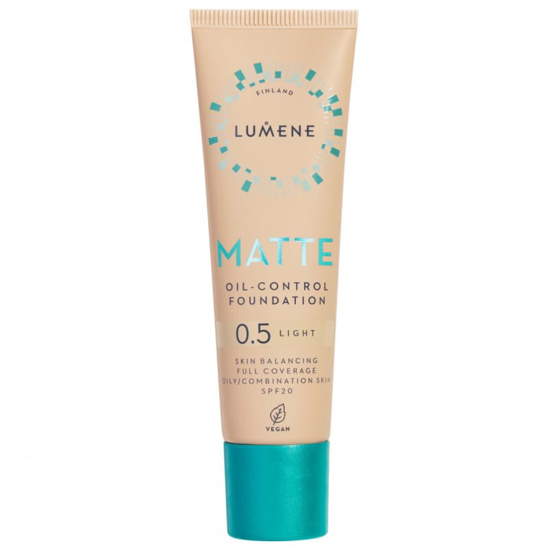Lumene Matte Oil-Control Foundation SPF20 0.5 Light (30 ml)