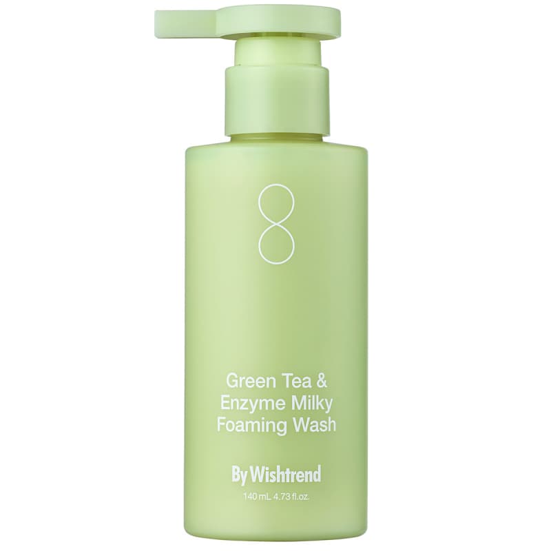 By Wishtrend Green Tea & Enzyme Milky Foaming Wash (140 ml)