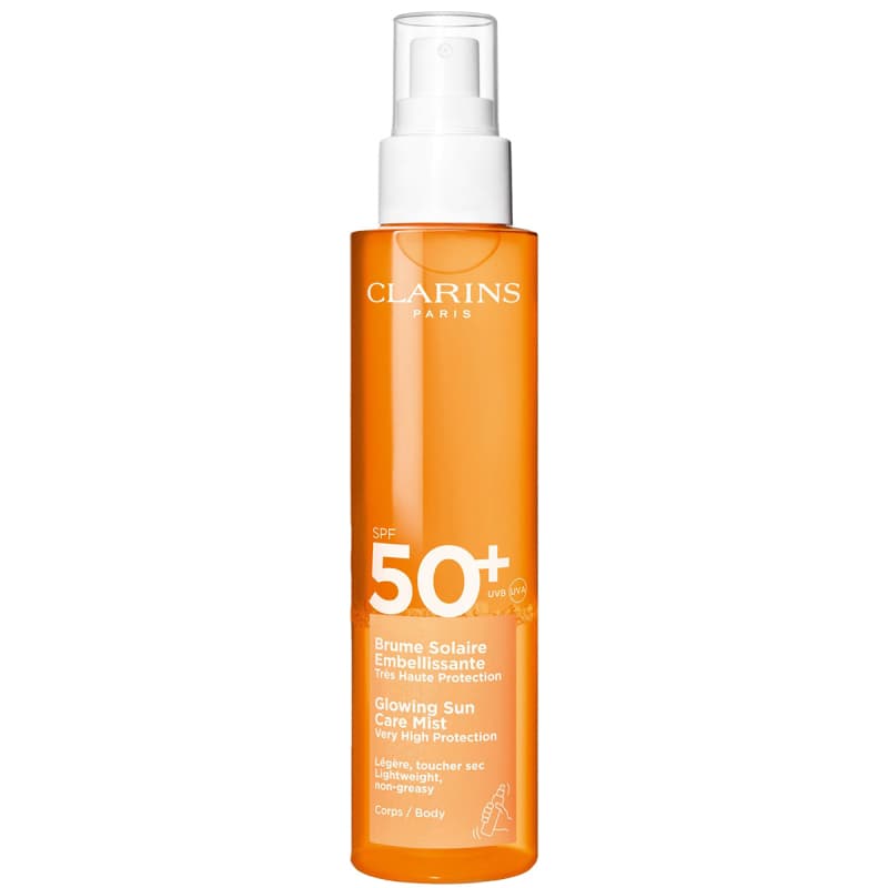 Clarins Glowing Sun Care Mist SPF50+ Very High Protection SPF50+ (150 ml)