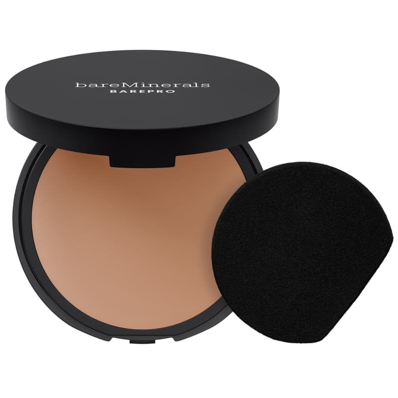 bareMinerals BAREPRO 24H Skin-Perfecting Pressed Powder Foundation Medium Deep 45 Cool (8 g)