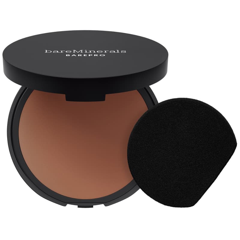 bareMinerals BAREPRO 24H Skin-Perfecting Pressed Powder Foundation Deep 55 Neutral (8 g)