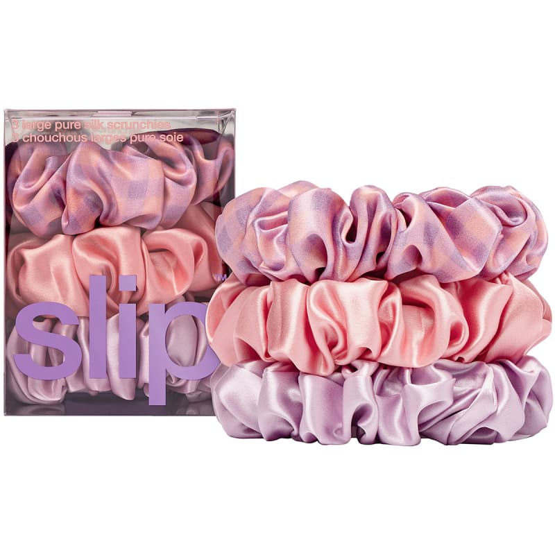 Slip Pure Silk Large Scrunchies Belleflower