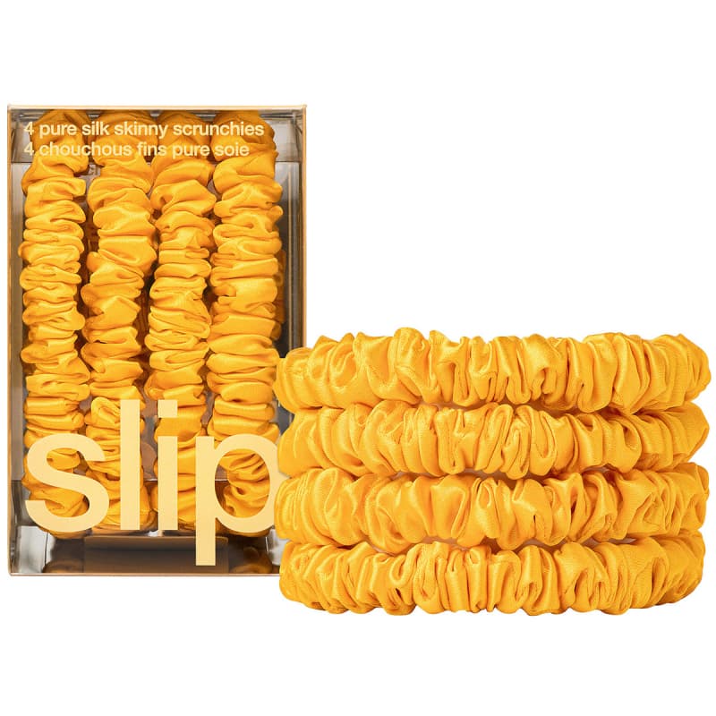 Slip Pure Silk Skinny Scrunchies Golden
