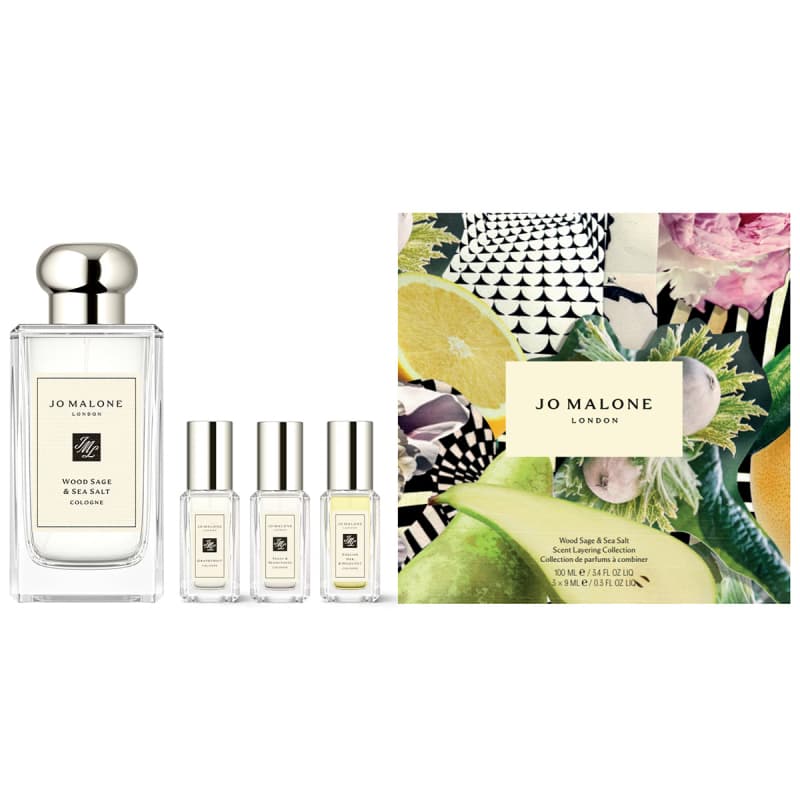 Jo Malone London Wood Sage & Sea Salt Layering Collection (100 + 3 x 9 ml)