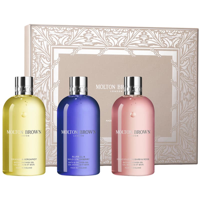 Molton Brown Gift Set Floral & Fruity Body Care Set Bath & Shower Gel (3 x 300 ml)