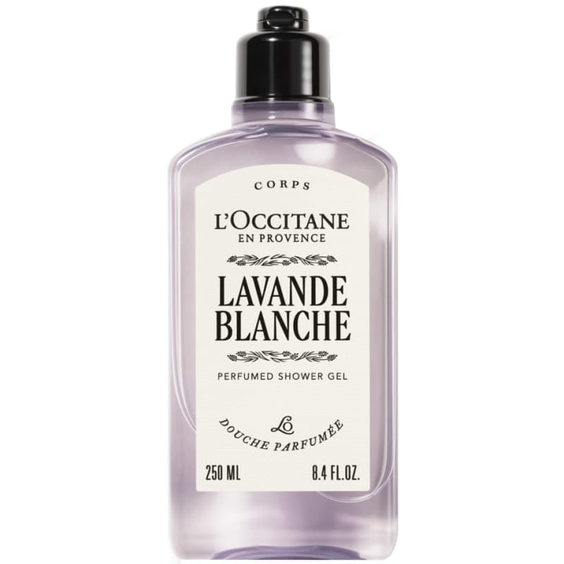 L’Occitane en Provence Lavande Blanche White Lavender Shower Gel (250 ml)