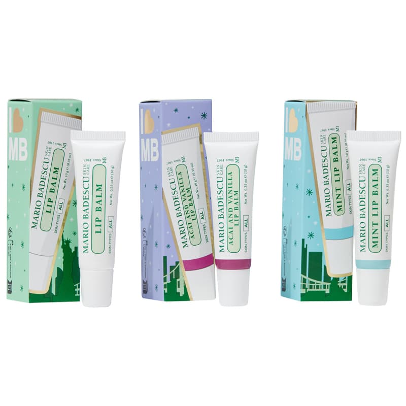 Mario Badescu Lip Balm Trio (3 x 10 g)