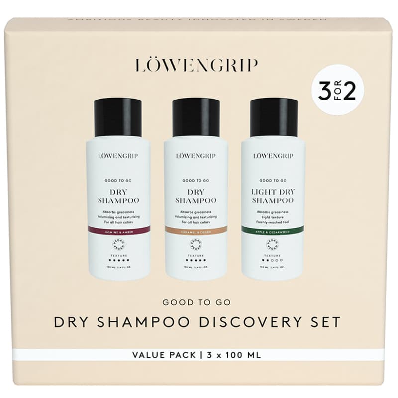 Löwengrip Good To Go Dry Shampoo Discovery Set (3 x 100 ml)