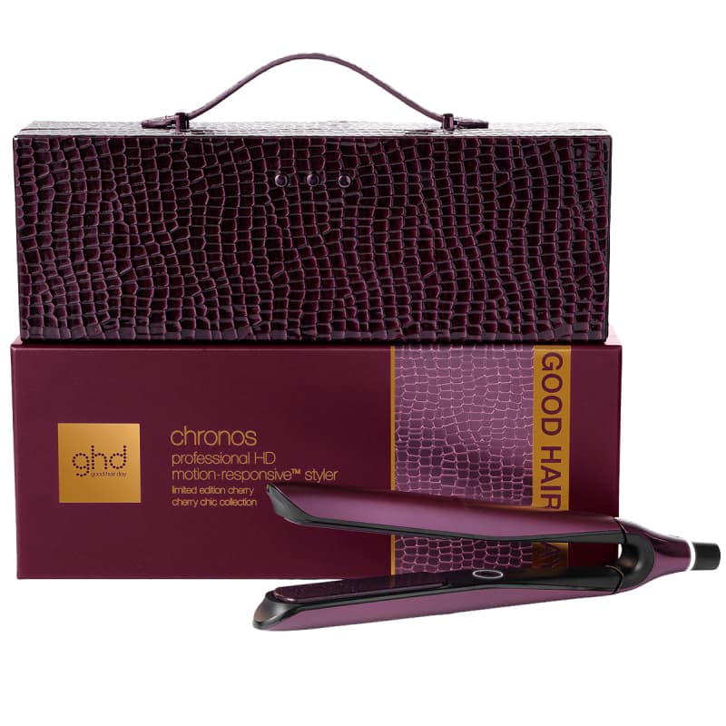 ghd Chronos Limited Edition Gift Set Hair Straighteners in Cherry Chic