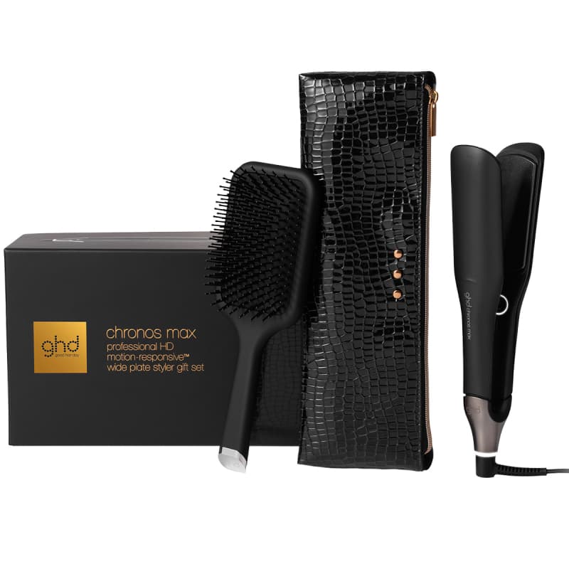 ghd Chronos Max Christmas Gift Set Wide Plate Hair Straightener