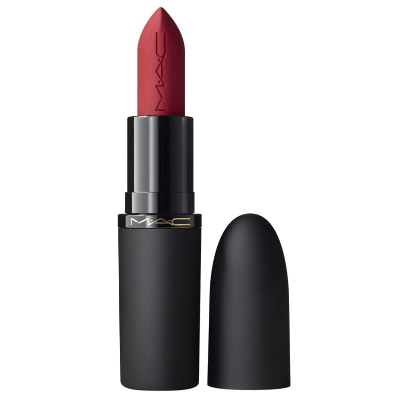 MAC Powder Kiss Hazy Matte Lipstick Ruby New