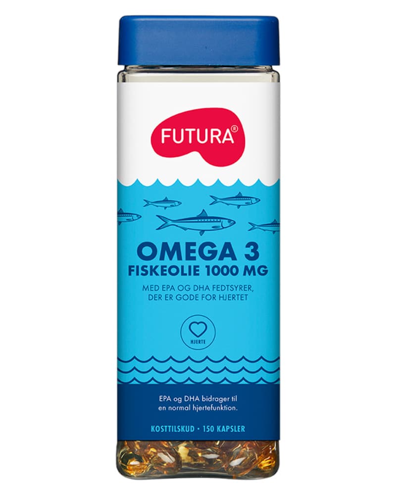 Futura Omega-3 Fiskeolie 1000mg 150 stk.