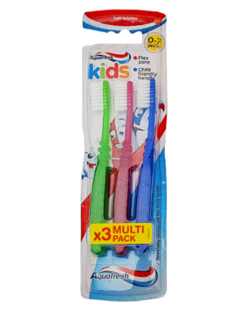 Aquafresh Kids Toothbrush Soft 3 stk.