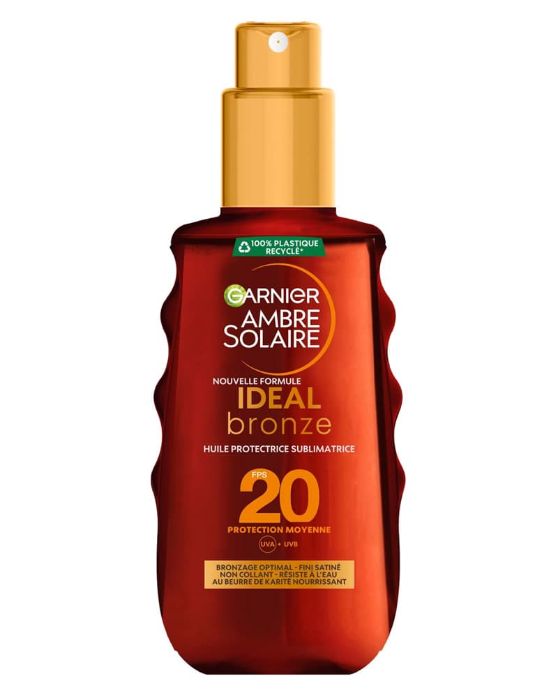 Garnier Ambre Solaire Ideal Bronze Tan Enhancing Protection Oil SPF20 150 ml