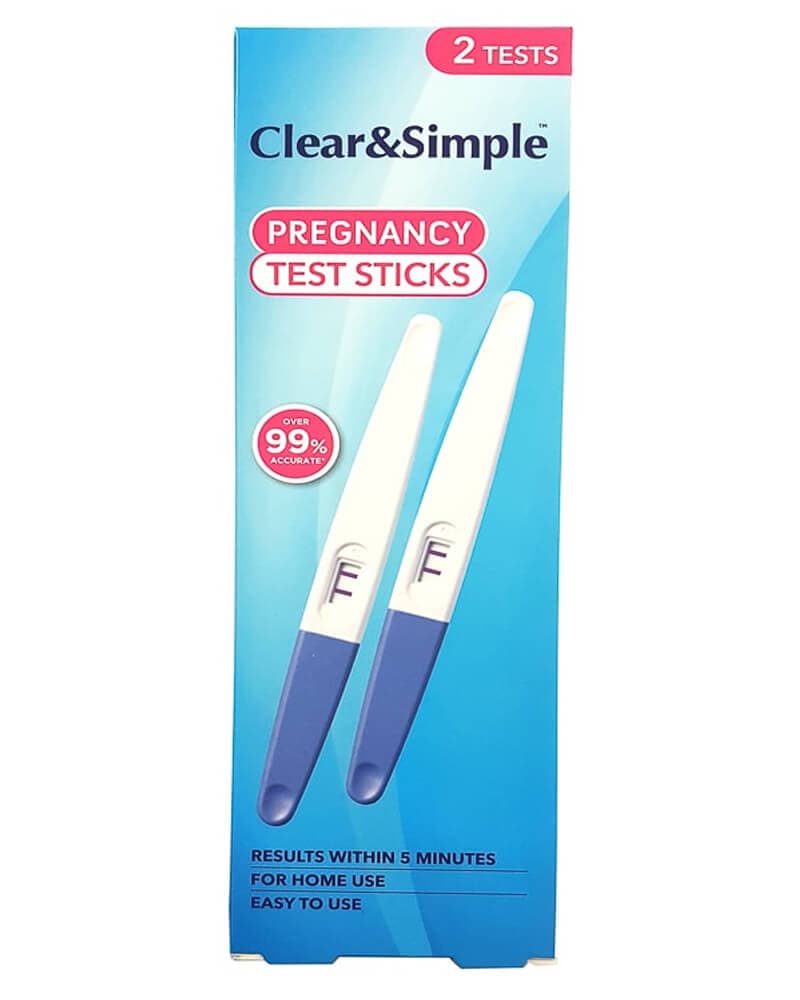 Clear & Simple Pregnancy Test Sticks