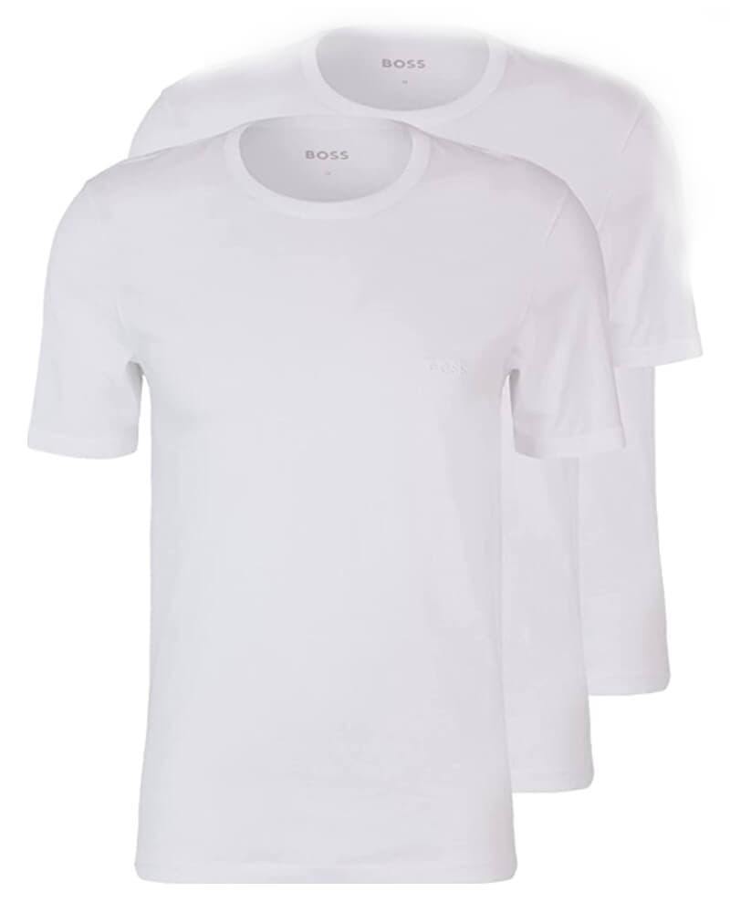 Boss Hugo Boss 2-pack T-Shirt White Size Small 2 stk.