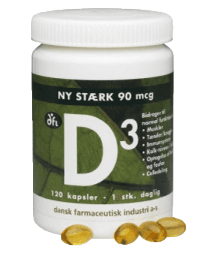 Berthelsen Naturprodukter - D3 90mcg 120 stk.