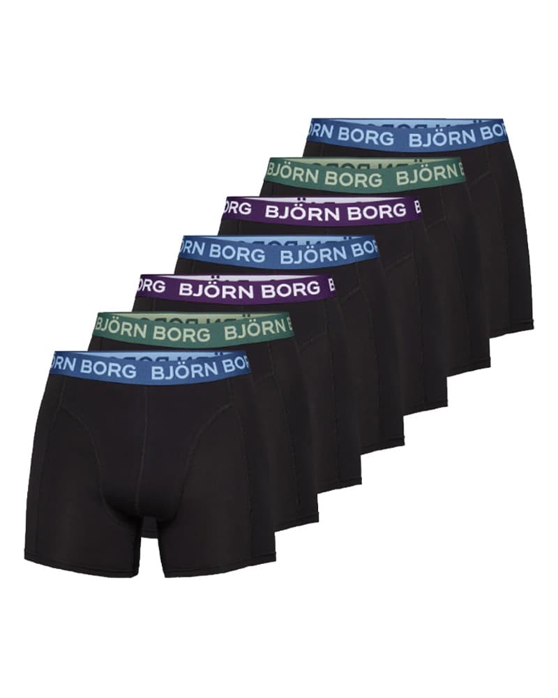 Björn Borg Cotton Stretch Shorts 7-pack Str. XL 7 stk.
