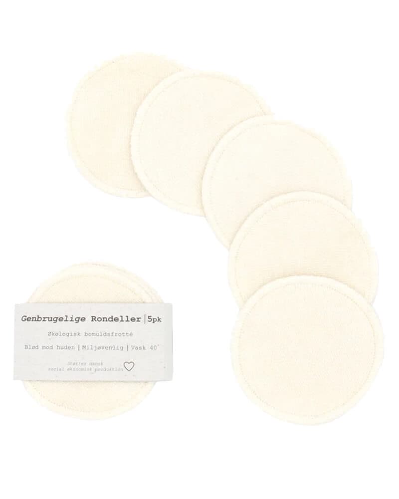 Pargaard Genbrugelige Rondeller Naturhvid 5 stk.
