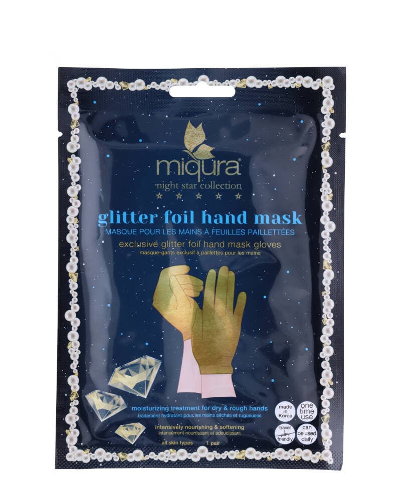 Miqura Glitter Foil Hand Mask 1 stk.