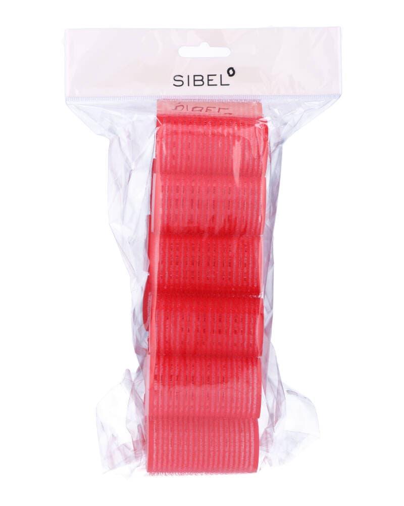 Sibel Velcro Curlers Roller Red 36mm - Ref. P000465 12 stk.