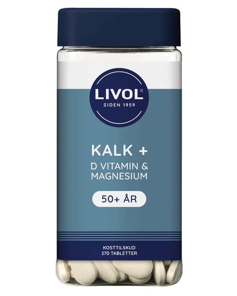 Livol Kalk + D Vitamin & Magnesium 270 stk.