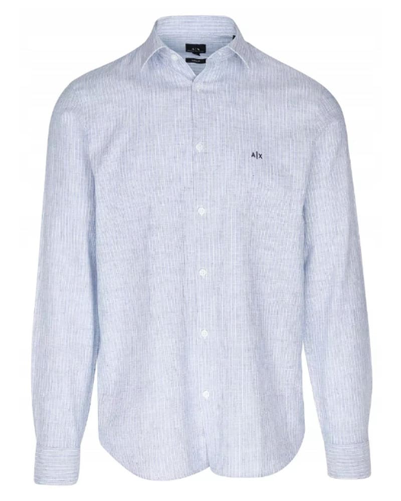 Armani Exchange Regular Fit Shirt Blå Str. XL