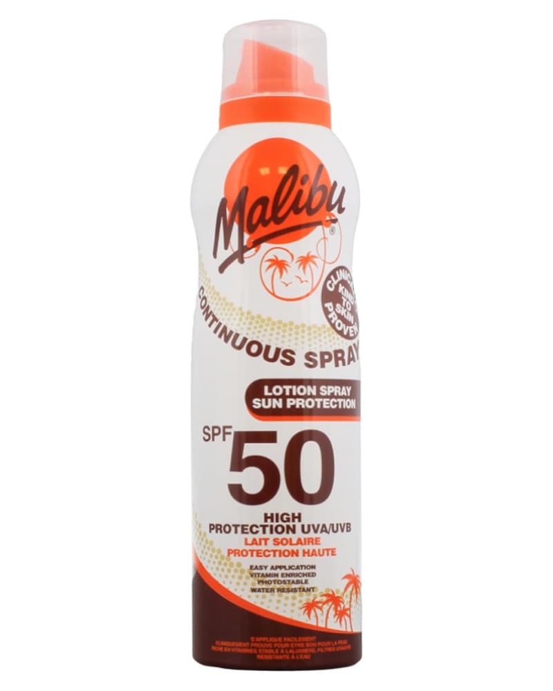 Malibu Continuous Lotion Spray SPF50 Water Resistant 175 ml