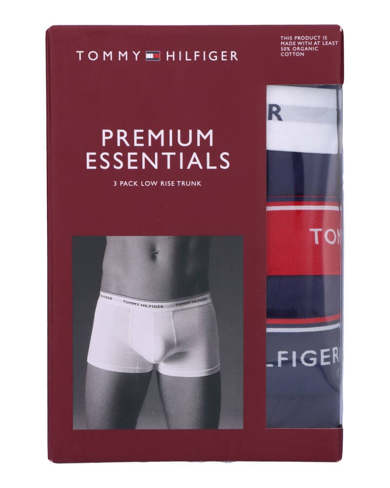 Tommy Hilfiger Premium Essentials Low Rise Trunk 3-Pack Navy Str. L