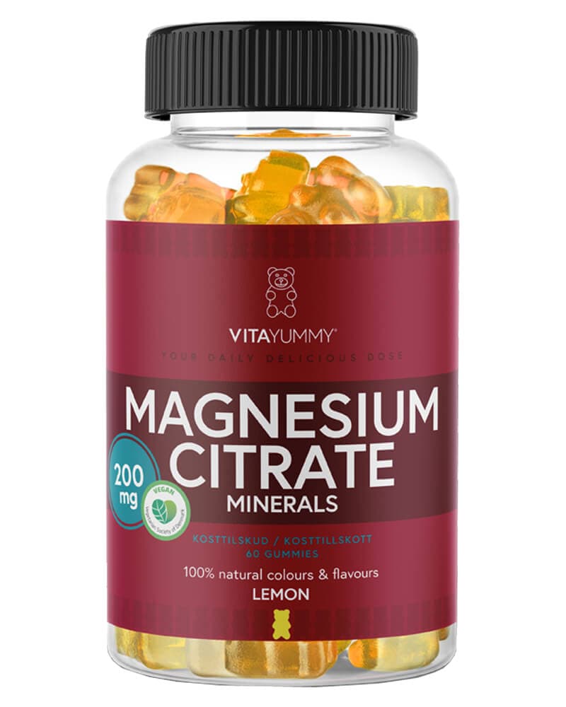 VitaYummy Magnesium Citrate Lemon 60 stk.