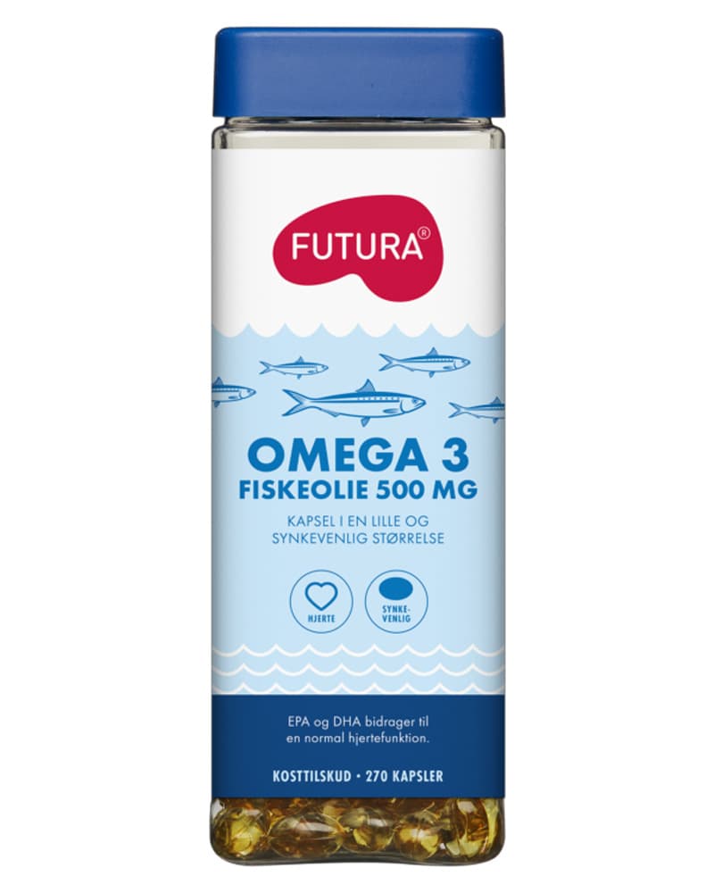 Futura Omega-3 Fiskeolie 500mg 270 stk.