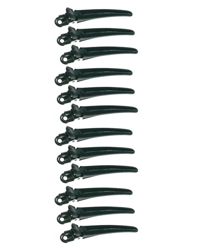 Sibel Hårklemmer 10cm - Ref. P000453 Black 12 stk.