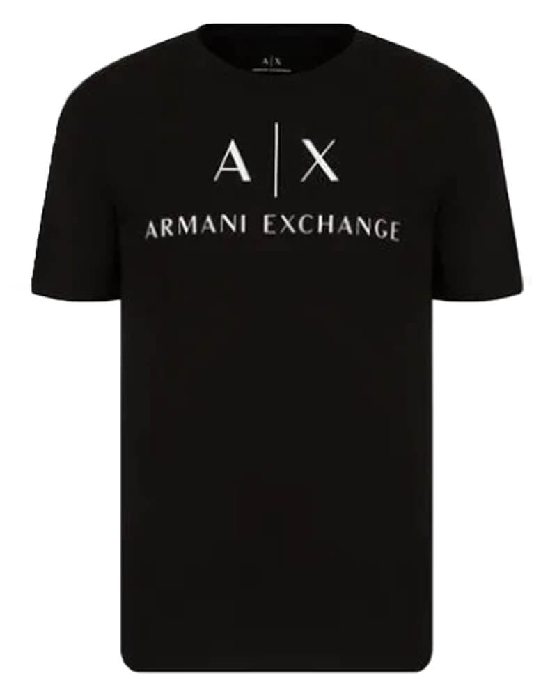 Armani Exchange T-shirt Sort Str. XXL