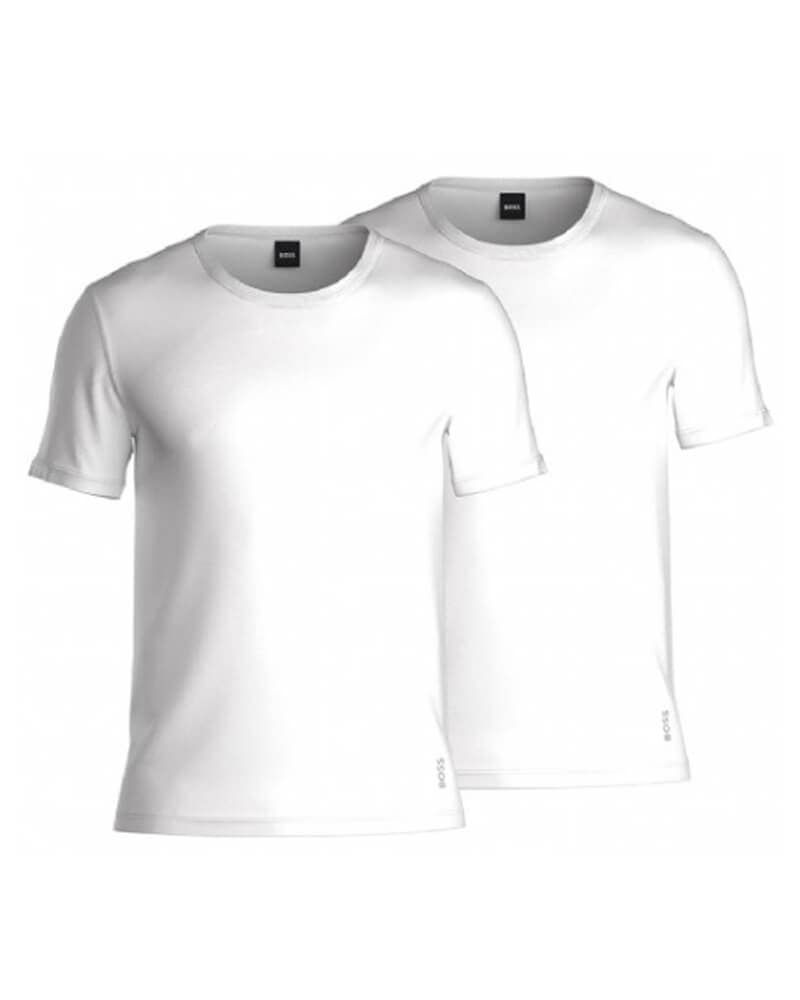 Boss Hugo Boss 2-pack T-Shirt White - Size M 2 stk.