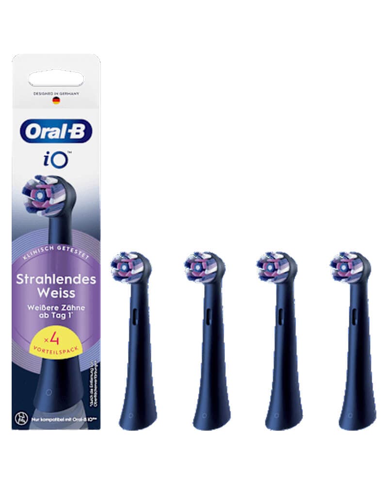 Oral-B IO Radiant white Schwarz 4 stk.