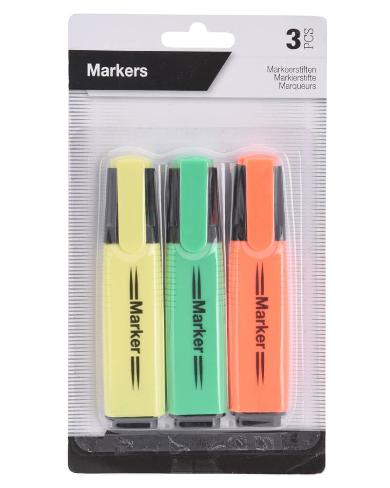 Kreativ Overstregningstuscher (U) 3 stk.