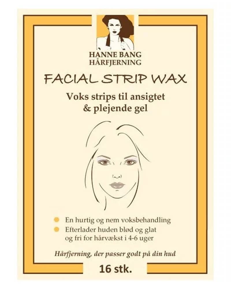 Hanne Bang Facial Strip Wax 16 stk.