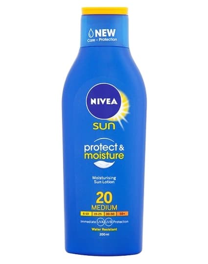 Nivea Sun Protect And Moisture SPF 20 Medium 200 ml