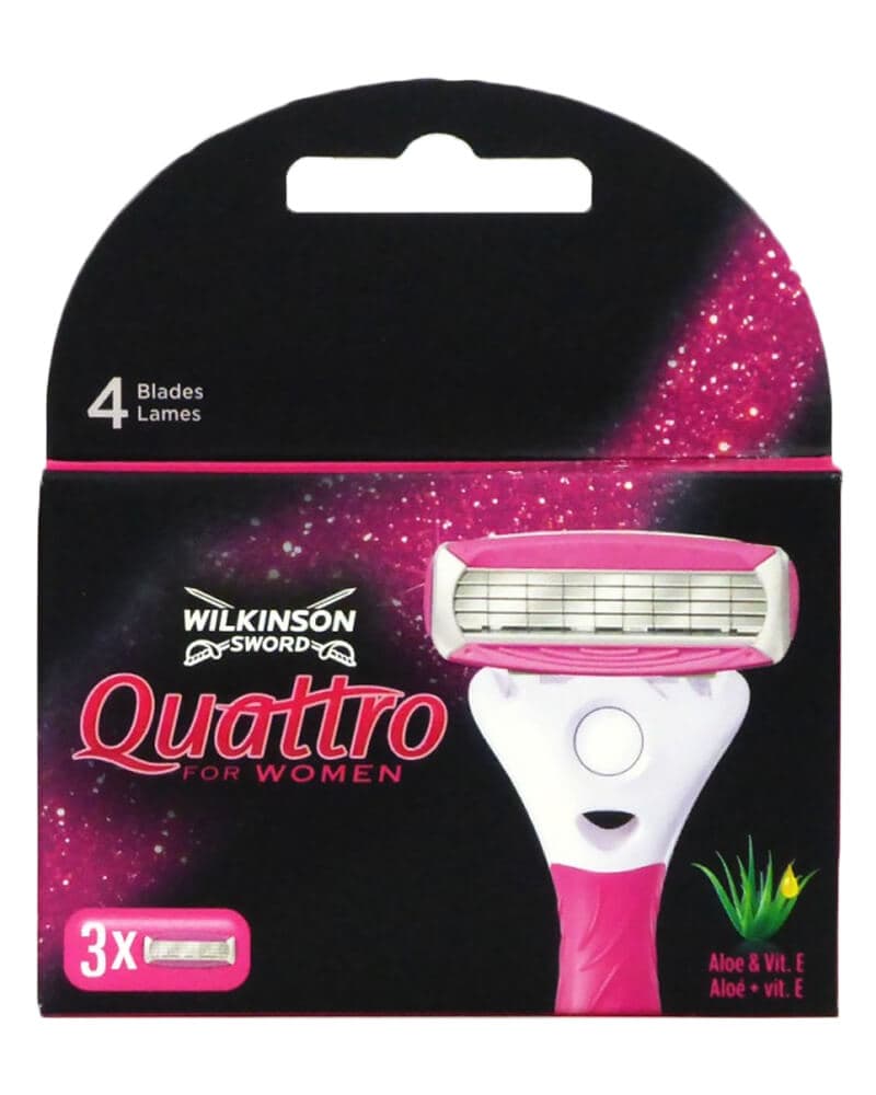 Wilkinson Sword Quattro For Women Blades 3 stk.