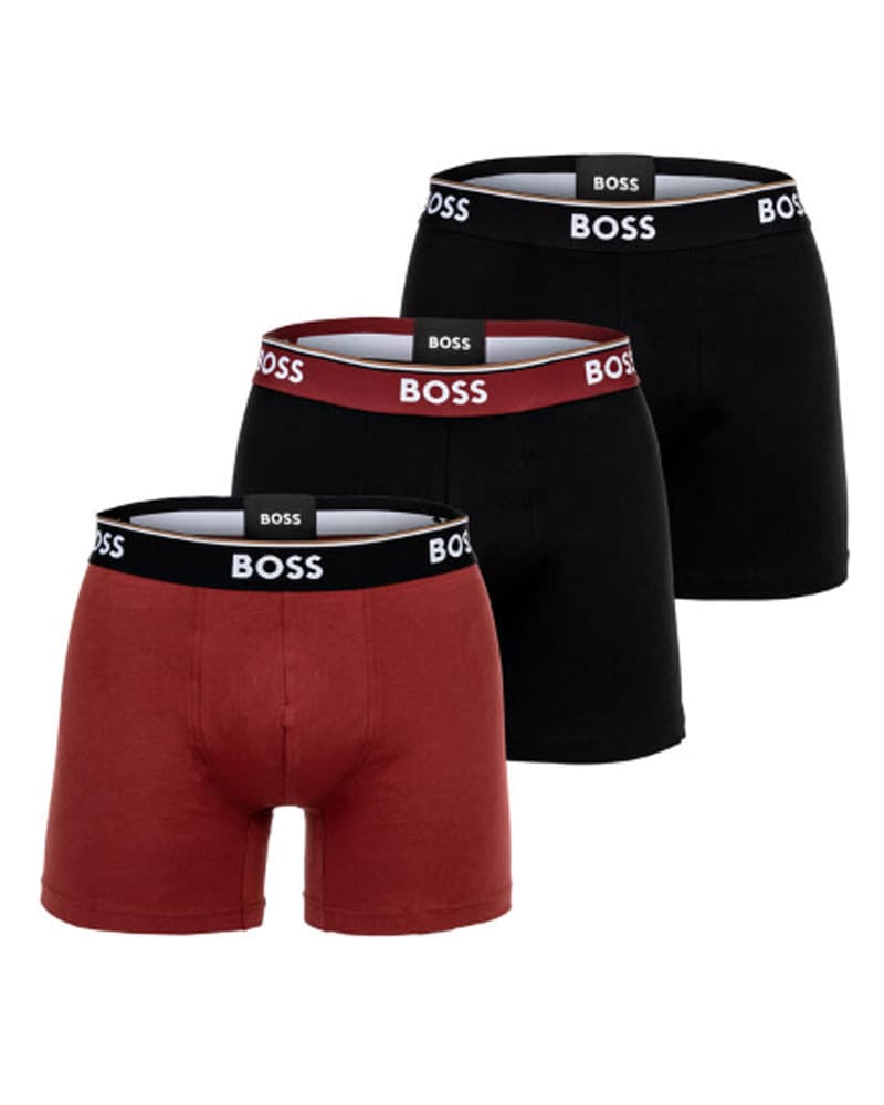 Hugo Boss 3-pack Boxer Brief Cotten Stretch Str. M 3 stk.