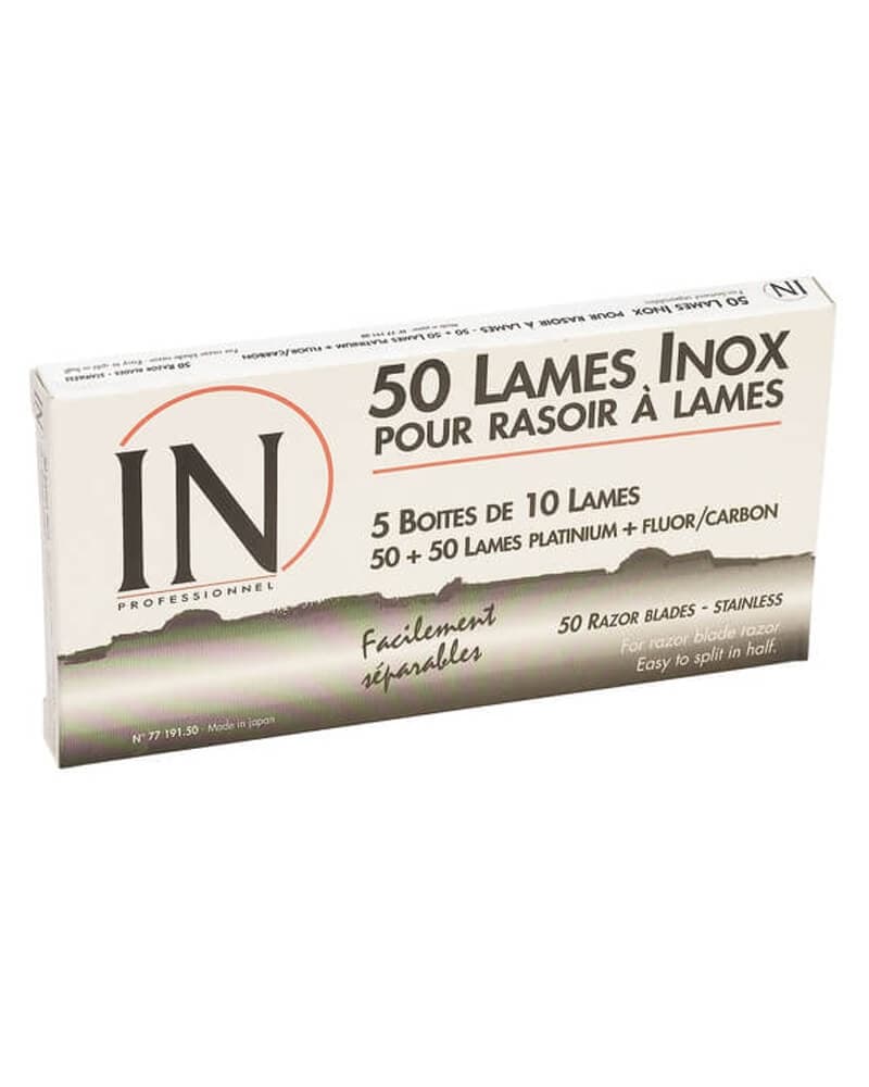 Sibel IN Inox Barberblade Universal Dobbelbladet Ref. P002093 50 stk.