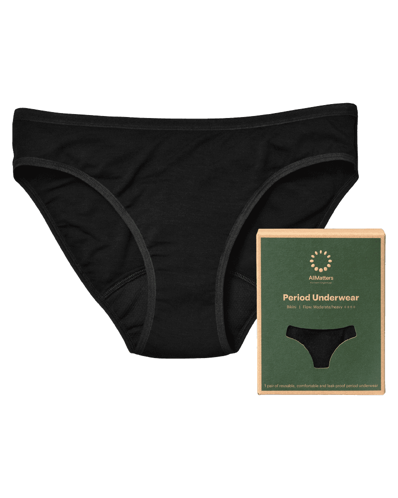 AllMatters Period Underwear Bikini Style Size Medium 1 stk.
