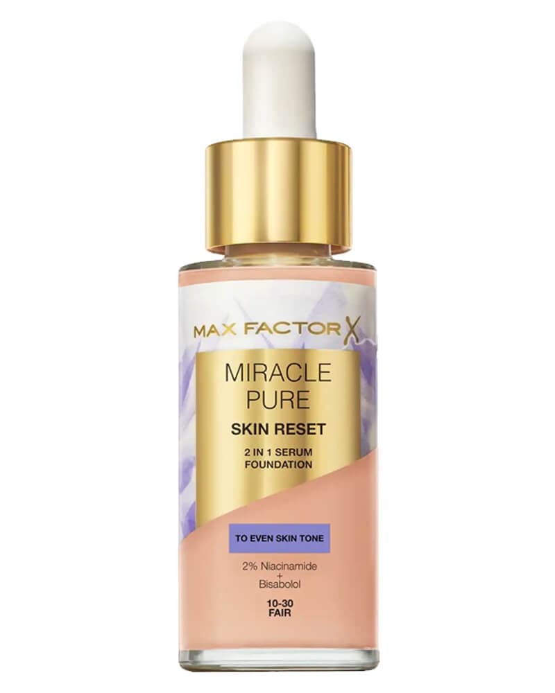 Max Factor Miracle Pure Skin Reset 2 In 1 Foundation 10-30 Fair 30 ml