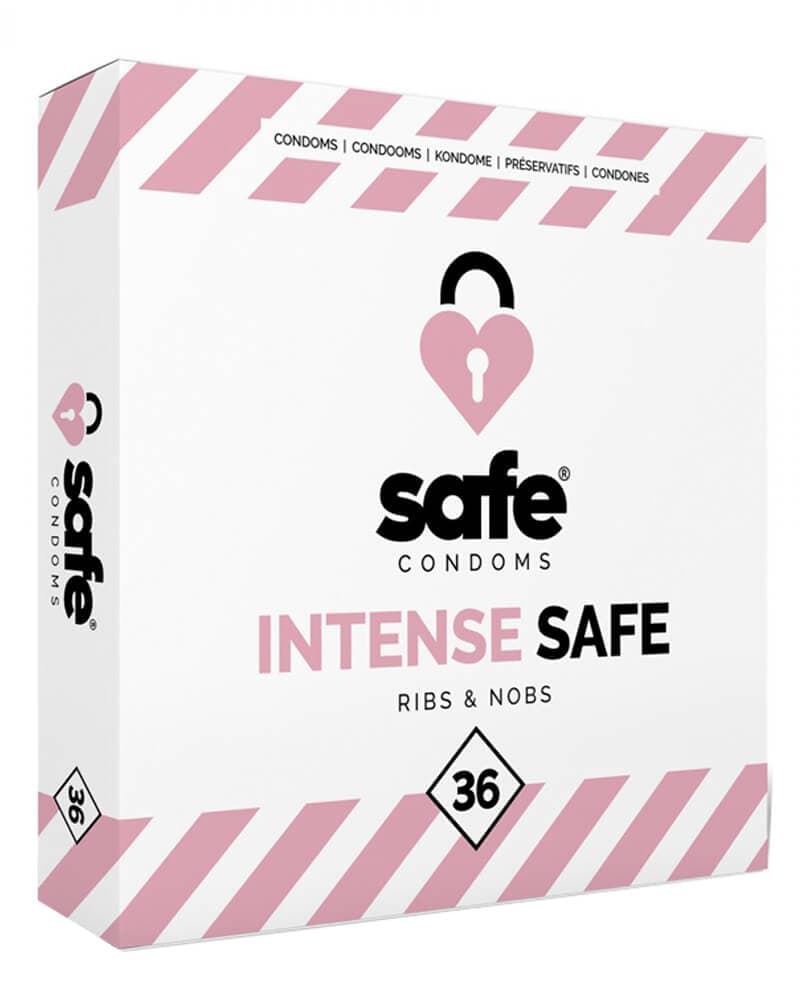 Safe Intense Safe Ribs & Nobs Condoms 36 pcs (U) 36 stk.